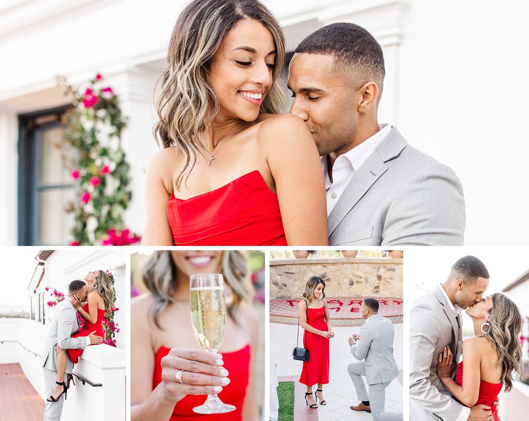 Surprise proposal at Wrigley Mansion